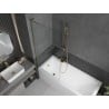 Mexen Next L paroi de baignoire 1 volet 80 x 150 cm, transparent, doré - 895-080-000-03-00-50