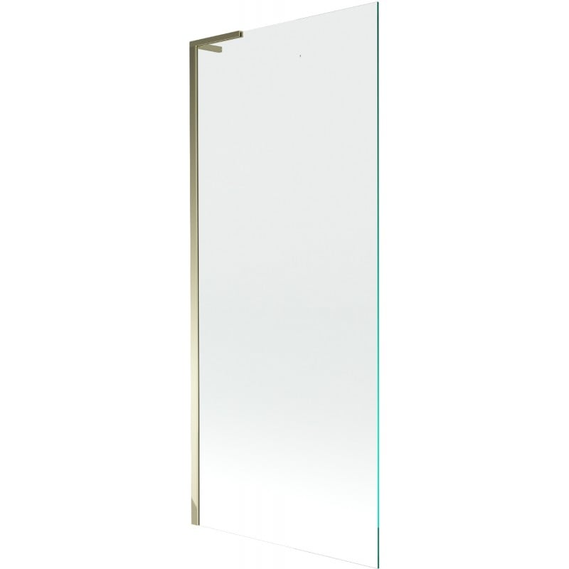 Mexen Next L paroi de baignoire 1 volet 80 x 150 cm, transparent, doré - 895-080-000-03-00-50