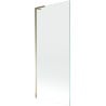 Mexen Next L paroi de baignoire 1 volet 80 x 150 cm, transparent, doré - 895-080-000-03-00-50