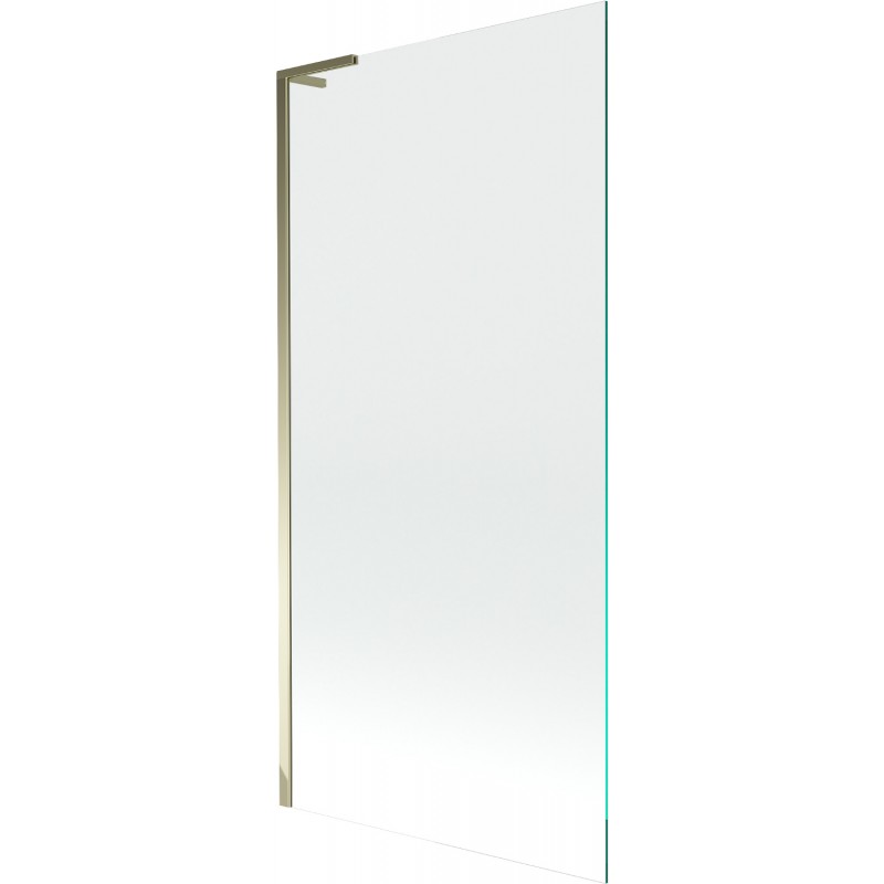 Paroi de baignoire en verre Mexen Next L 1-volet 90 x 150 cm, transparent, dorée - 895-090-000-03-00-50