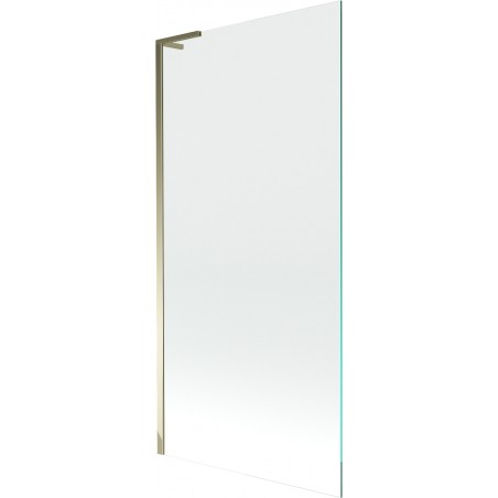 Paroi de baignoire en verre Mexen Next L 1-volet 90 x 150 cm, transparent, dorée - 895-090-000-03-00-50