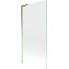 Mexen Next L paroi de baignoire 1 battant 90 x 150 cm, transparent, doré - 895-090-000-03-00-50