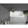 Mexen Next L paroi de douche à 1 volet 100 x 150 cm, transparent, doré - 895-100-000-03-00-50