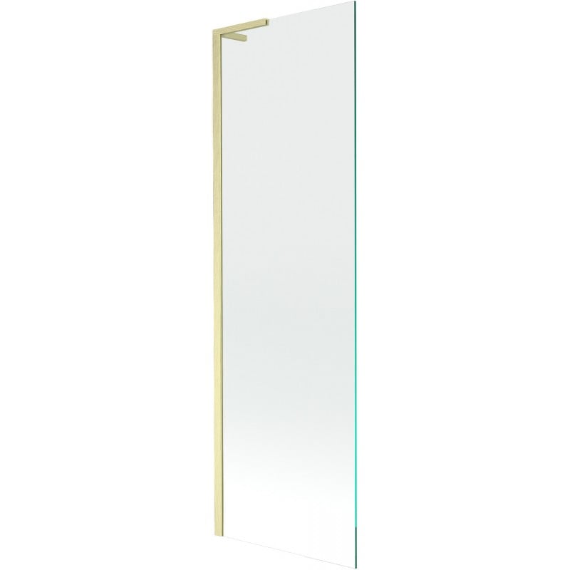 Mexen Next L paroi de baignoire 1 volet 60 x 150 cm, transparente, or brossé - 895-060-000-03-00-55