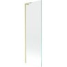 Mexen Next L paroi de baignoire 1 volet 60 x 150 cm, transparente, or brossé - 895-060-000-03-00-55