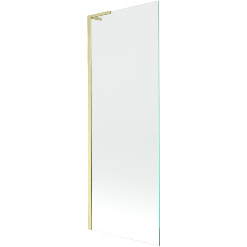 Mexen Next L paroi de baignoire 1 volet 70 x 150 cm transparent or brossé - 895-070-000-03-00-55