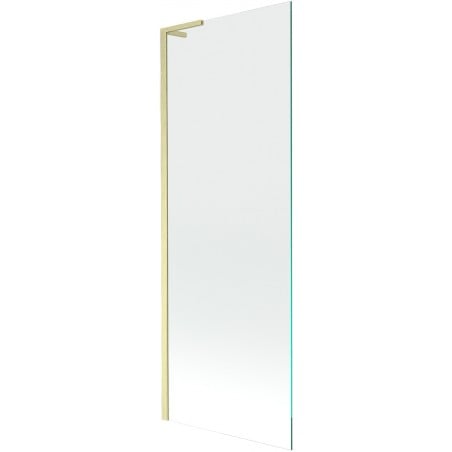 Mexen Next L paroi de baignoire à 1 volet 70 x 150 cm, transparent, doré brossé - 895-070-000-03-00-55