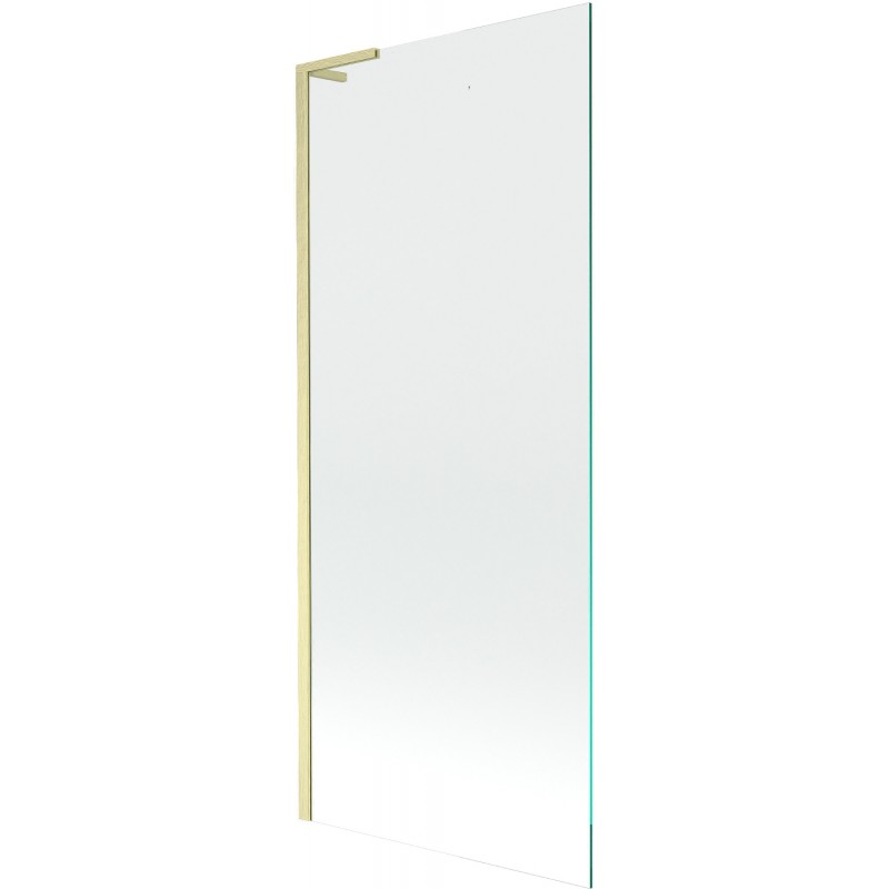 Paroi de baignoire Mexen Next L 1 volet 80 x 150 cm, transparent, or brossé - 895-080-000-03-00-55