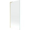 Mexen Next L paroi de baignoire 1-volet 80 x 150 cm, transparent, or brossé - 895-080-000-03-00-55