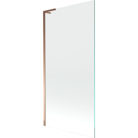 Mexen Next L pare-douche 1 volet 90 x 150 cm, transparent, or rose - 895-090-000-03-00-60