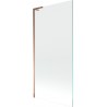 Mexen Next L pare-douche 1 volet 90 x 150 cm, transparent, or rose - 895-090-000-03-00-60