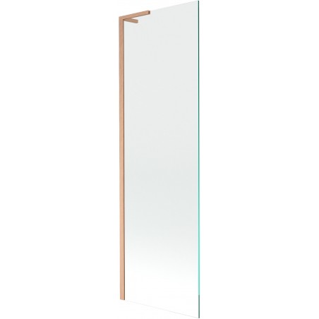 Mexen Next L paroi de baignoire 1 volet 60 x 150 cm, transparent, cuivre brossé - 895-060-000-03-00-65