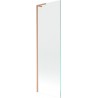 Mexen Next L paroi de baignoire 1 volet 60 x 150 cm, transparent, cuivre brossé - 895-060-000-03-00-65