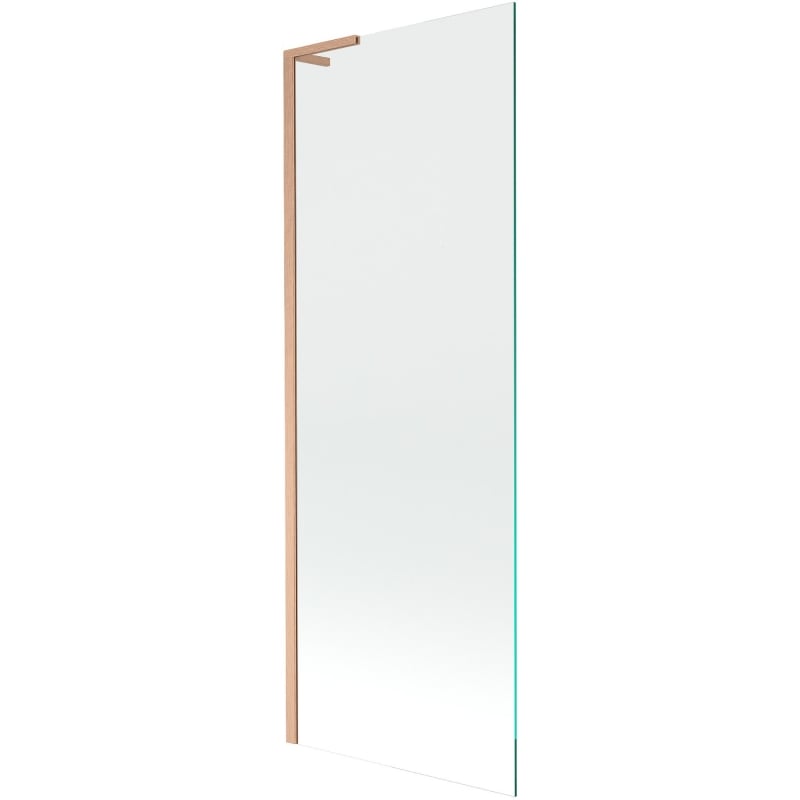 Mexen Next L paroi de baignoire 1 battant 70 x 150 cm, transparent, cuivre brossé - 895-070-000-03-00-65