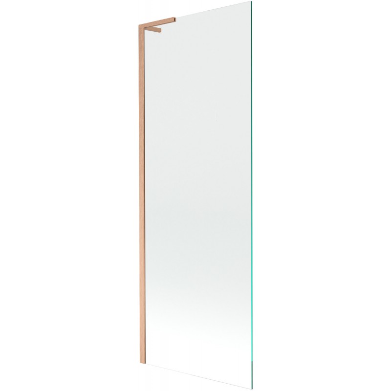 Mexen Next L paroi de baignoire 1-volet 70 x 150 cm, transparent, cuivre brossé - 895-070-000-03-00-65