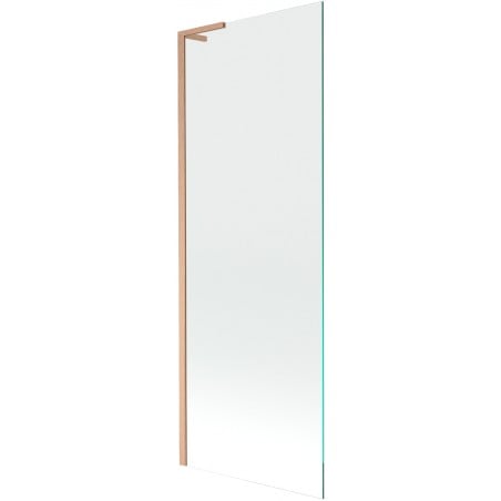 Mexen Next L paroi de baignoire 1 battant 70 x 150 cm, transparent, cuivre brossé - 895-070-000-03-00-65