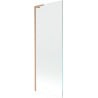 Mexen Next L paroi de baignoire 1 battant 70 x 150 cm, transparent, cuivre brossé - 895-070-000-03-00-65