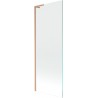 Mexen Next L paroi de baignoire 1-volet 70 x 150 cm, transparent, cuivre brossé - 895-070-000-03-00-65