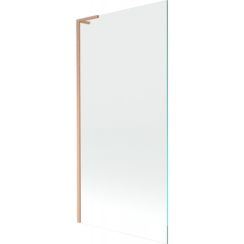 Paroi de baignoire Mexen Next L 1-volet 90 x 150 cm, transparent, cuivre brossé - 895-090-000-03-00-65