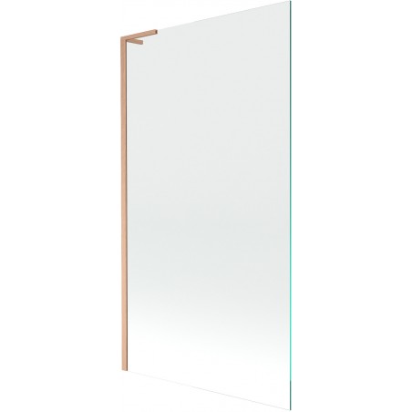 Mexen Next L paroi de baignoire 1 volet 100 x 150 cm, transparent, cuivre brossé - 895-100-000-03-00-65