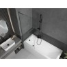 Mexen Next L pare-douche de baignoire 1-volet 70 x 150 cm, transparent, gris canon brossé - 895-070-000-03-00-66