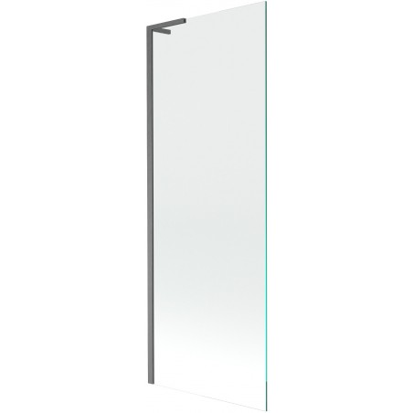Mexen Next L paroi de baignoire 1 volet 70 x 150 cm, transparent, gris canon brossé - 895-070-000-03-00-66