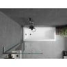 Mexen Next L pare-douche de baignoire 1-volet 70 x 150 cm, transparent, gris canon brossé - 895-070-000-03-00-66