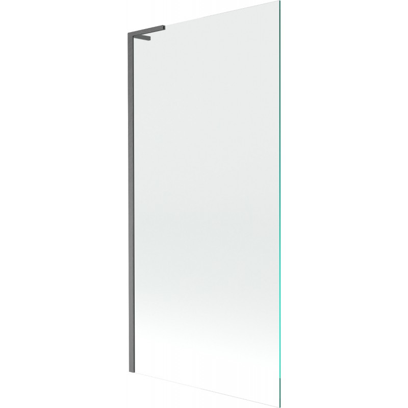 Mexen Next L paroi de baignoire 1-volet 90 x 150 cm, transparent, gris canon brossé - 895-090-000-03-00-66
