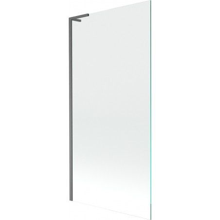 Mexen Next L paroi de baignoire 1-volet 90 x 150 cm, transparent, gris canon brossé - 895-090-000-03-00-66