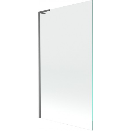 Mexen Next L paroi de baignoire 1-volet 100 x 150 cm, transparent, gris canon brossé - 895-100-000-03-00-66