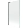 Mexen Next L paroi de baignoire 1-volet 100 x 150 cm, transparent, gris canon brossé - 895-100-000-03-00-66