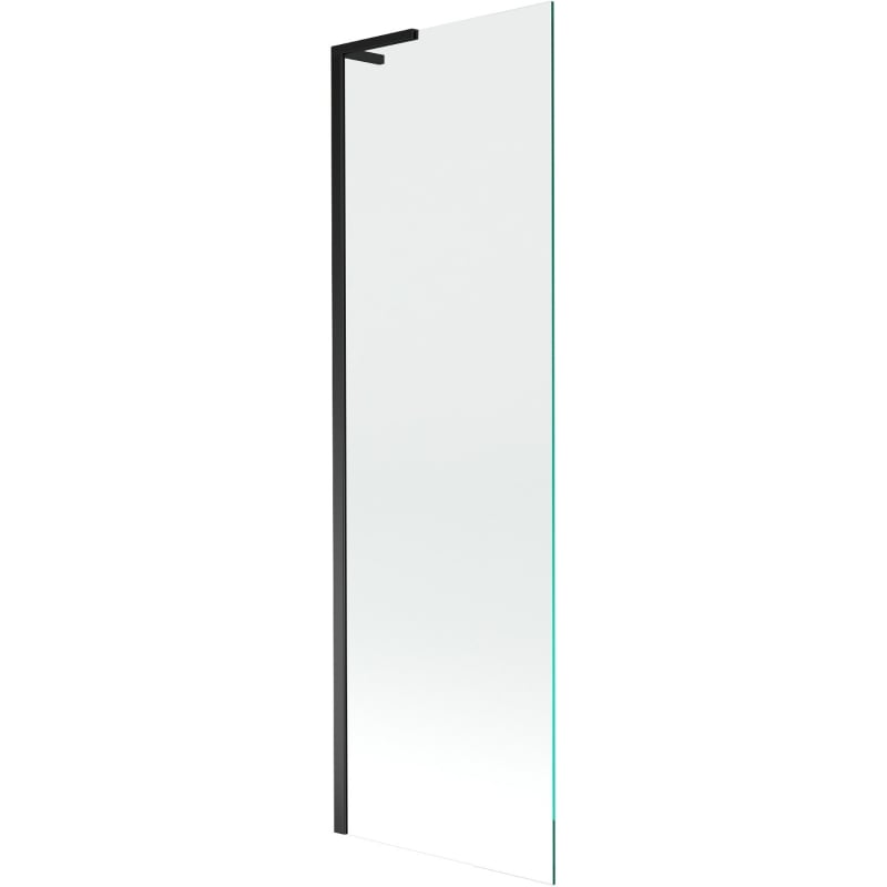 Mexen Next L pare-douche de baignoire à 1 volet 60 x 150 cm, transparent, noir - 895-060-000-03-00-70