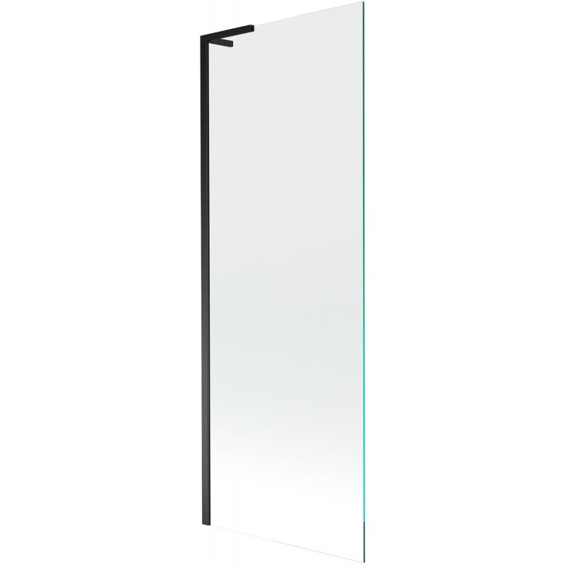 Mexen Next L paroi de baignoire à 1 vantail 70 x 150 cm, transparent, noir - 895-070-000-03-00-70