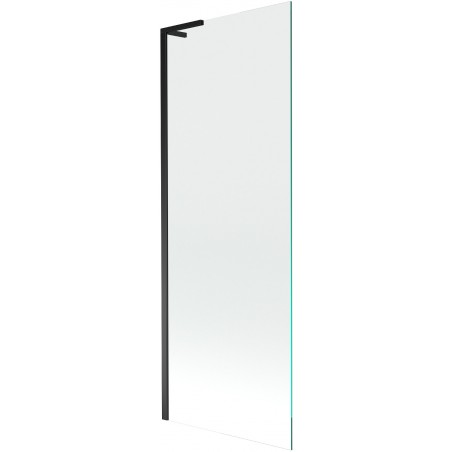 Mexen Next L paroi de baignoire à 1 vantail 70 x 150 cm, transparent, noir - 895-070-000-03-00-70