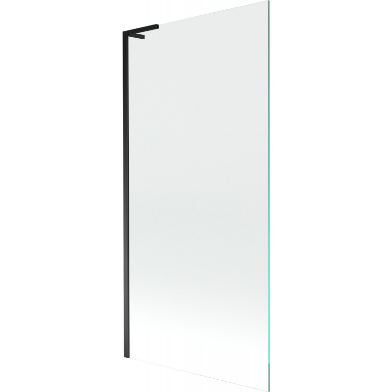 Mexen Next L paroi de baignoire 1-volet 90 x 150 cm, transparent, noir - 895-090-000-03-00-70