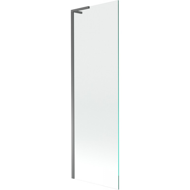 Mexen Next L paroi de baignoire 1 volet 60 x 150 cm, transparent, métal canon - 895-060-000-03-00-95