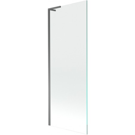 Paravent de baignoire Mexen Next L 1 battant 70 x 150 cm, transparent, métal gun - 895-070-000-03-00-95