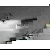 Paravent de baignoire Mexen Next L 1 battant 70 x 150 cm, transparent, métal gun - 895-070-000-03-00-95