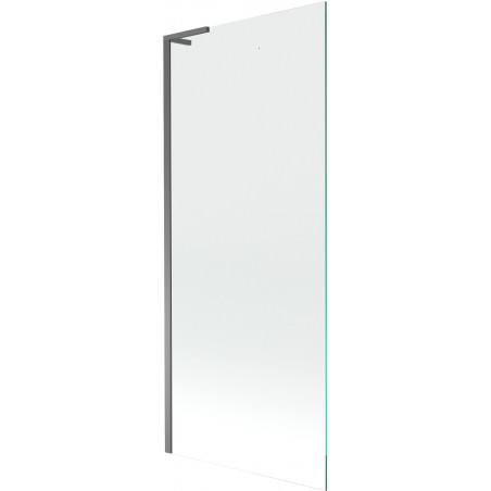 Mexen Next L paroi de baignoire 1 vantail 80 x 150 cm, transparent, métal canon - 895-080-000-03-00-95