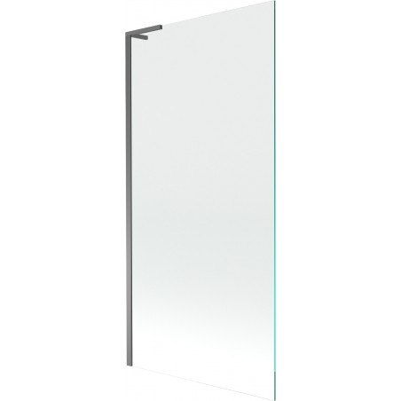 Mexen Next L paravent de baignoire une aile 90 x 150 cm, transparent, gun metal - 895-090-000-03-00-95