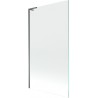 Mexen Next L paroi de baignoire 1 volet 100 x 150 cm, transparent, gun metal - 895-100-000-03-00-95