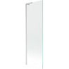 Mexen Next L paroi de baignoire à 1 volet 60 x 150 cm, transparent, nickel brossé - 895-060-000-03-00-97