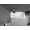 Mexen Next L pare-douche 1 vantail 70 x 150 cm, transparent, nickel brossé - 895-070-000-03-00-97