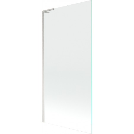 Mexen Next L paroi de baignoire à 1 volet 90 x 150 cm, transparent, nickel brossé - 895-090-000-03-00-97