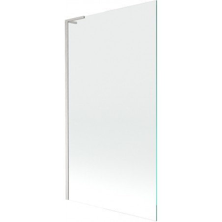 Mexen Next L paroi de baignoire 1-volet 100 x 150 cm, transparent, nickel brossé - 895-100-000-03-00-97