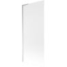 Mexen Next L paroi de baignoire 1-volet 80 x 150 cm, givré, chrome - 895-080-000-03-30-01