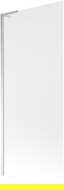 Mexen Next L pare-douche 1-volet 80 x 150 cm, givré, chrome - 895-080-000-03-30-01