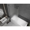 Mexen Next L paroi de baignoire 1-volet 90 x 150 cm, givre, chrome - 895-090-000-03-30-01