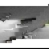 Mexen Next L paroi de baignoire 1 volet 100 x 150 cm, givre, chrome - 895-100-000-03-30-01