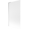 Mexen Next L paroi de baignoire 1 battant 100 x 150 cm, dépoli, chrome - 895-100-000-03-30-01